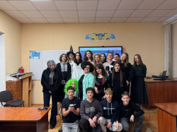 Онлайн-зустріч учнів БАЛ «Колегіум» та Caruso Middle School (Нью-Йорк): культурний діалог крізь призму Хелоуїна та української міфології у рамках міжнародного проєкту