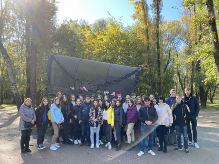Учні 34 групи відвідали Національний історико-меморіальний заповідник «Бабин Яр»
