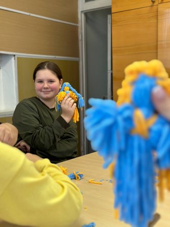Учні 7-А та 7-Б класів ліцею «Білоцерківський колегіум» відвідали майстер-клас по виготовленню ляльки-мотанки